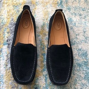 UGG Black Suede Loafers (Driver)